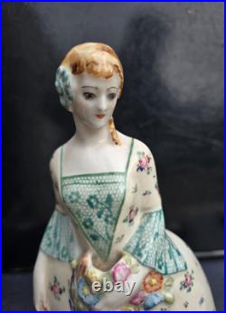 Limoges Large Night Light Porcelain Art Deco 1920 Lamp Perfume Porcelain