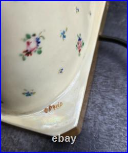 Limoges Large Night Light Porcelain Art Deco 1920 Lamp Perfume Porcelain