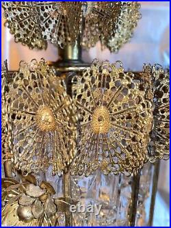 Loevsky & Loevsky Hollywood Regency Art Deco Gilded Table Lamp Set