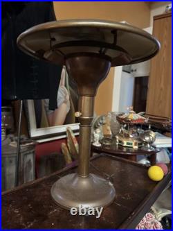 MG Wheeler Saucer Desk Lamp Very Nice Condition c1950