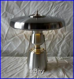 Machine Age Art Deco Mid Century Modern Industrial Sci Fi UFO steampunk Lamp