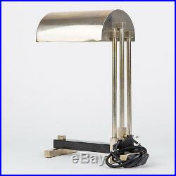 Marcel Breuer Design Bauhaus Style Art Deco Table Lamp, Diamant Art Studio NY