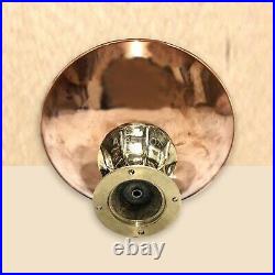 Marine Brass Bulkhead Light Nautical Ceiling Light With Copper Shade