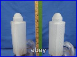 Mckee Vanity Pink Glass Torpedo Bullet Risque Lamp Art Deco Nude Angel Antique