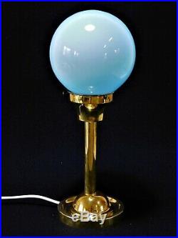 Messing Tischlampe, 30er Jahre Bauhaus Tischlampe Art Deco Lampe, 30s brass lamp
