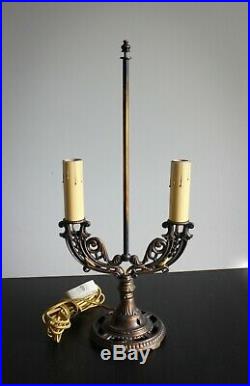 Mid 1920s Art Deco Peacock Lamp