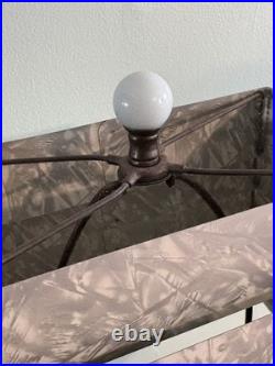 Mid-Century Art Deco Style MCM Venetian Shutter Shade Table Lamp