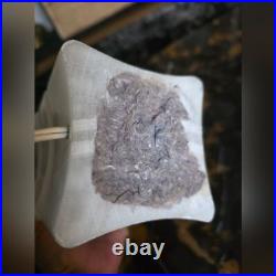 Mid Century Modern Art Deco Vintage Ivory Alabaster Small Table Lamp 7