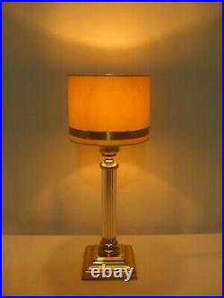Mid Century Modern Art Deco accent table lamp, Hollywood Regency, Gatsby vintage