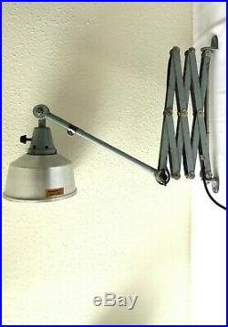 Midgard Scissors Lamp Scherenlampe Art Deco BAUHAUS Kaiser Idell period