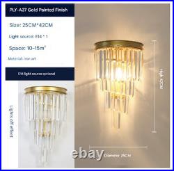 Modern Luxury Crystal Wall Lamp for Bedroom Bedside lamp Corridor wall lights