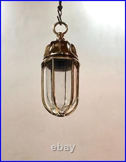 Modern Vintage Style Ceiling Art Deco Brass Nautical Hanging Lamp Fixture