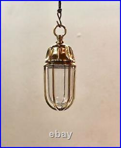 Modern Vintage Style Ceiling Art Deco Brass Nautical Hanging Lamp Fixture