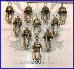 Modern Vintage Style Ceiling Art Deco Brass Nautical Hanging Lamp Fixture