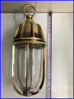 Modern Vintage Style Ceiling Art Deco Brass Nautical Hanging Lamp Fixture