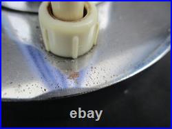 Modernist Art Deco Era Cobalt Blue Glass Chopsticks Lamp Adnet Petitot