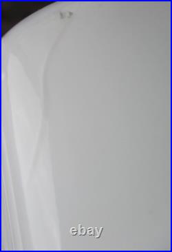 Modernist Art Deco Era Cobalt Blue Glass Chopsticks Lamp Adnet Petitot