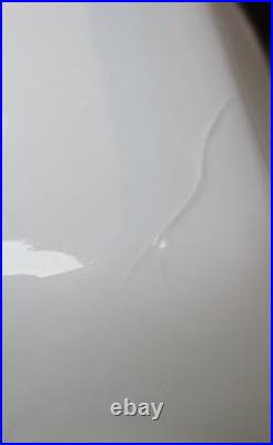 Modernist Art Deco Era Cobalt Blue Glass Chopsticks Lamp Adnet Petitot