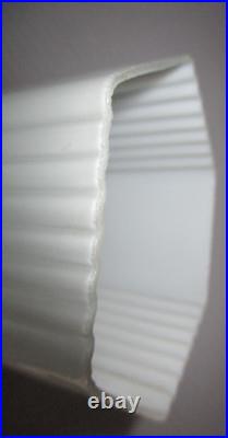 Modernist Art Deco Era Cobalt Blue Glass Chopsticks Lamp Adnet Petitot