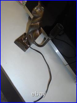 Moreau Hippolyte Dijon 1832.1926. Lamp Base Cubist Cat. Art Deco 1920