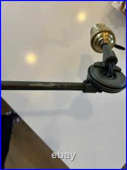 N. O. S. 1940's Edon Industrial Lamp WWII Era Light Art Deco Wall Bench Mount