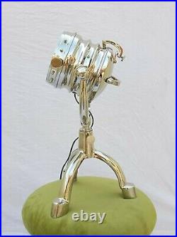 New Vintage Collectible Maritime Spotlight Hollywood Style Table/Desk Lamp Gift