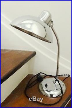 ORIGINAL KAISER IDELL Lamp # 6656-S CHROME Christian Dell Bauhaus Art Deco