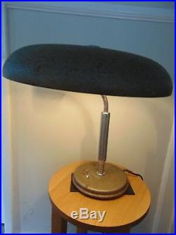 ORIGINAL VINTAGE ART DECO 1930s BAUHAUS STYLE DESK LAMP INDUSTRIAL STEAMPUNK