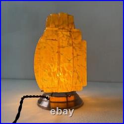 Old Skyscraper Art Deco Table Lamp Old French Lamp