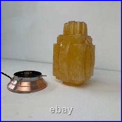 Old Skyscraper Art Deco Table Lamp Old French Lamp