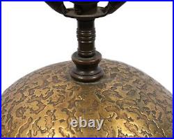 Olive Kooken Armor Bronze Art Deco Table Lamp