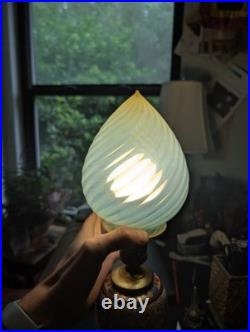 Opalescent Lampshade Deco Art Nouveau Universal Hardware Works On Any Lamp