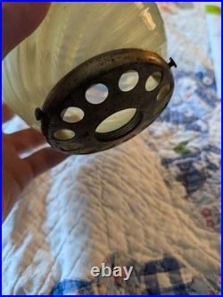 Opalescent Lampshade Deco Art Nouveau Universal Hardware Works On Any Lamp