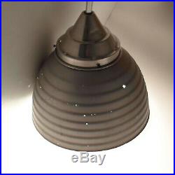 Original Adolf Meyer Pendellampe für Zeiss Ikon, Art Deco Industriedesign-Lampe