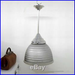 Original Adolf Meyer Pendellampe für Zeiss Ikon, Art Deco Industriedesign-Lampe