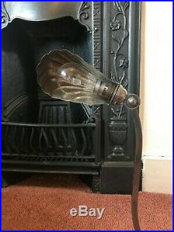 Original Art Deco Antique French Clam Shell Lamp