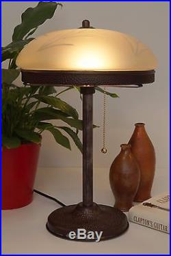 Original Art Deco Bankerlampe Schreibtischleuchte 1930