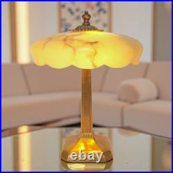 Original Art Deco Desk Lamp BUDAPEST MARBLE Table Light 1930s