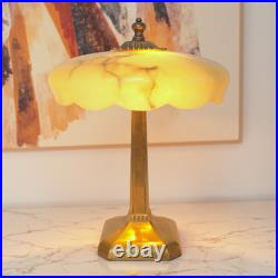 Original Art Deco Desk Lamp BUDAPEST MARBLE Table Light 1930s