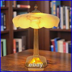 Original Art Deco Desk Lamp BUDAPEST MARBLE Table Light 1930s