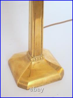 Original Art Deco Desk Lamp BUDAPEST MARBLE Table Light 1930s
