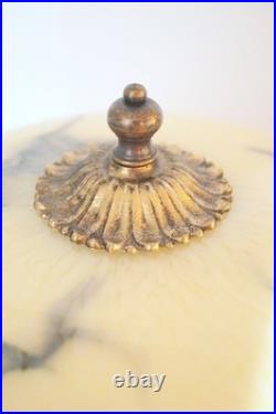Original Art Deco Desk Lamp BUDAPEST MARBLE Table Light 1930s
