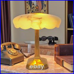Original Art Deco Desk Lamp BUDAPEST MARBLE Table Light 1930s