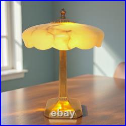 Original Art Deco Desk Lamp BUDAPEST MARBLE Table Light 1930s