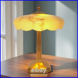 Original Art Deco Desk Lamp BUDAPEST MARBLE Table Light 1930s