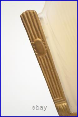 Original Art Deco PHARAO Wall Lamp Brass Gold Glass 1980 E27 LED 24.5 cm