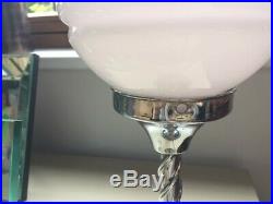 Original Art Deco Table Desk Lamp With Barley Twist Stem