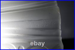 Original Art Deco Table Lamp Spiral Muller Frères Lunéville 1910 Hammered