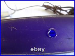 Original DOUGLAS DC-3 ART DECO COLBALT BLUE GLASS AIR PLANE TABLE LAMP 1930s