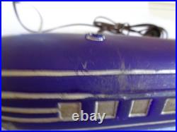 Original DOUGLAS DC-3 ART DECO COLBALT BLUE GLASS AIR PLANE TABLE LAMP 1930s